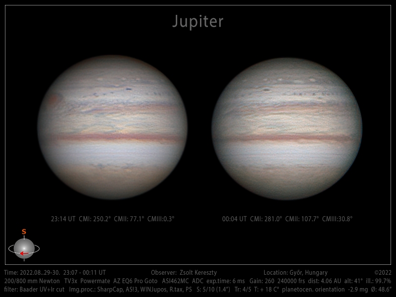 Jupiter 2022.08.30.