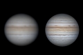 Képfeldolgozási lépések hatásai - Jupiter